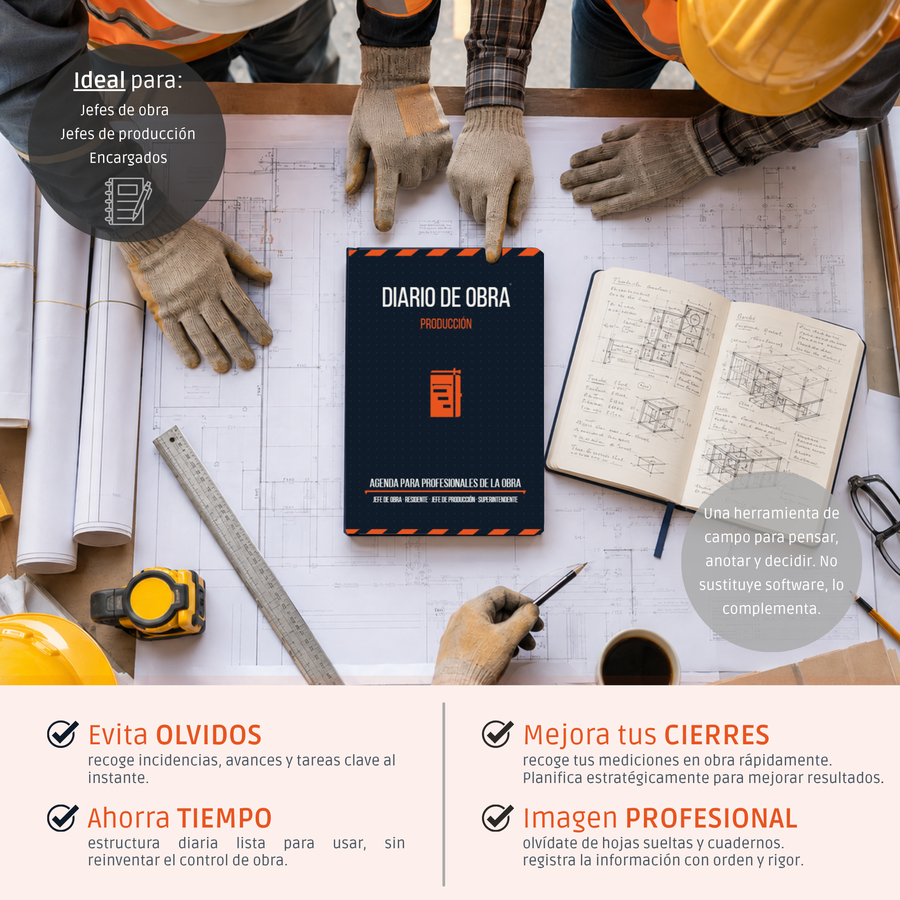 Cuaderno Diario de Obra DDO
