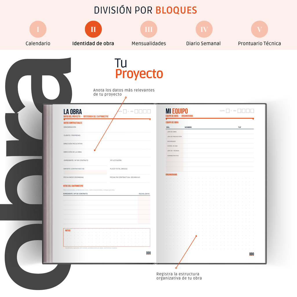 Diario de Obra — Cuaderno de Gestión para Jefes de Obra