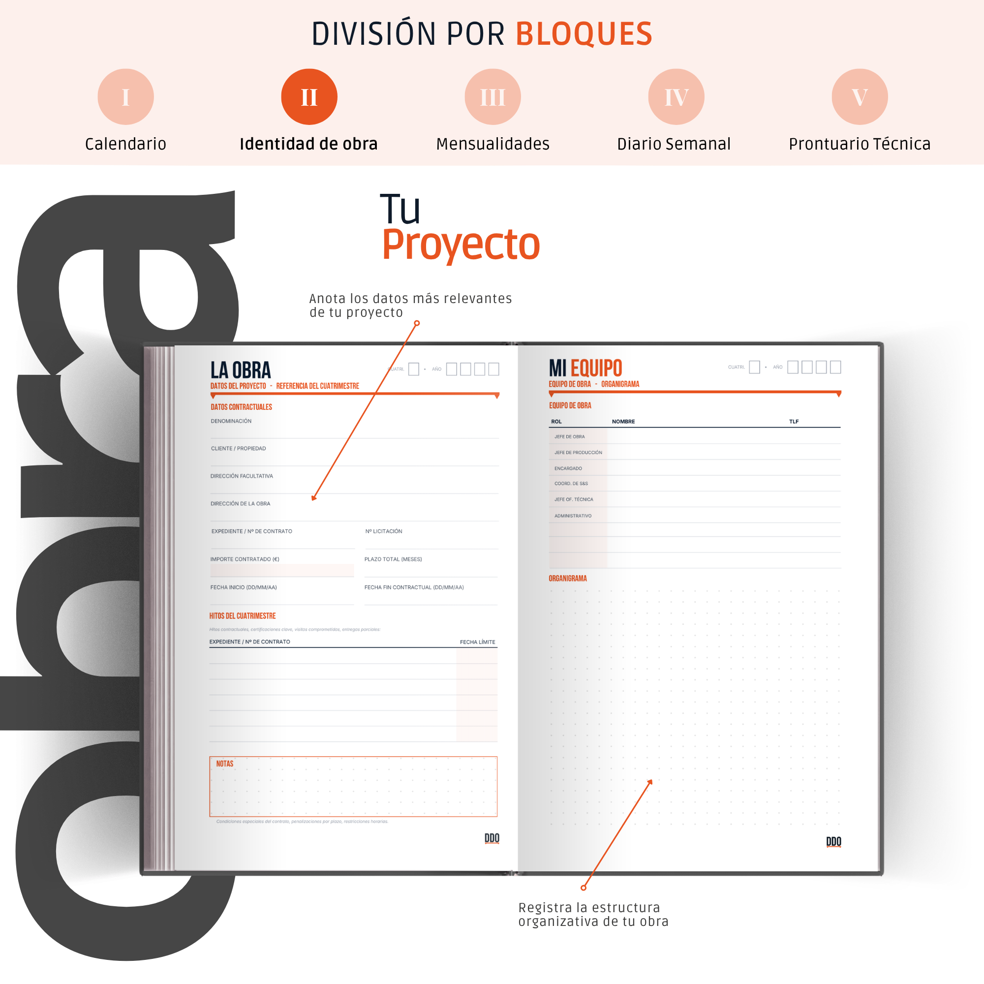 Diario de Obra — Cuaderno de Gestión para Jefes de Obra