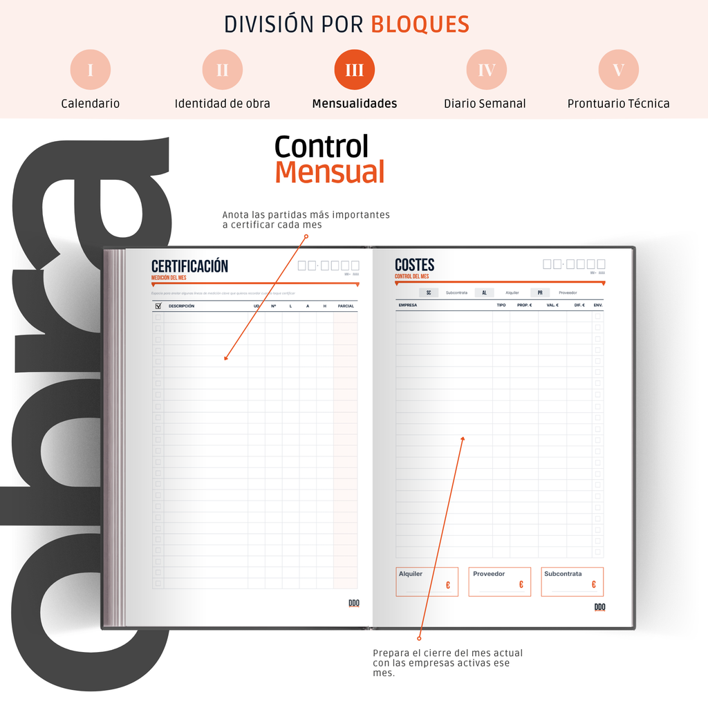 Diario de Obra — Cuaderno de Gestión para Jefes de Obra